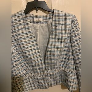 Jaclyn Smith Blazer & Skirt Set
